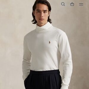 Polo Ralph Lauren Soft Cotton Turtleneck Nevis Size L NWT